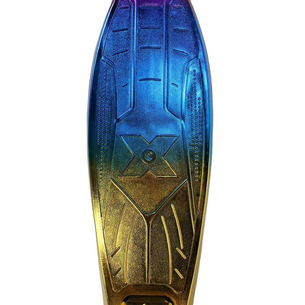 Самокат 4х-колес. с мигающими огнями, регулируемая высота: 78/82/87 см, колеса PU свет, макс. вес 50