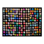 Маркер для скетчинга, двусторонние, Basir, на подставке, четырёхгранные, 14 мм, спиртовые, 204 шт