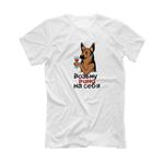 Футболка "Овчарка пьёт вино"