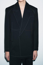 Блейзер с контрастной строчкой ZW COLLECTION LIMITED EDITION - ZARA
