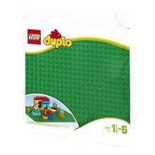 Большая строительная пластина LEGO DUPLO, цвет зеленый