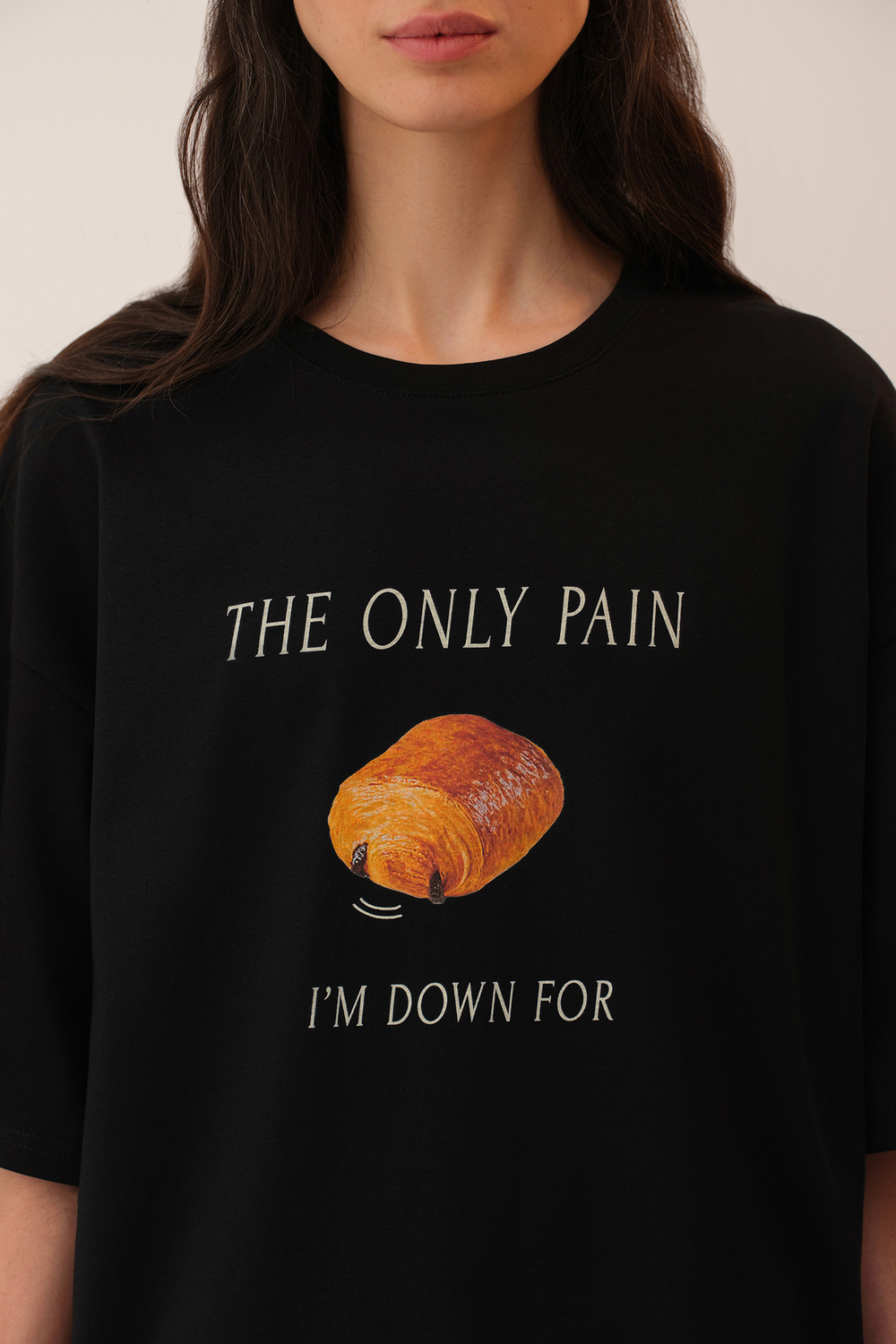 Футболка (THE ONLY PAIN), черная
