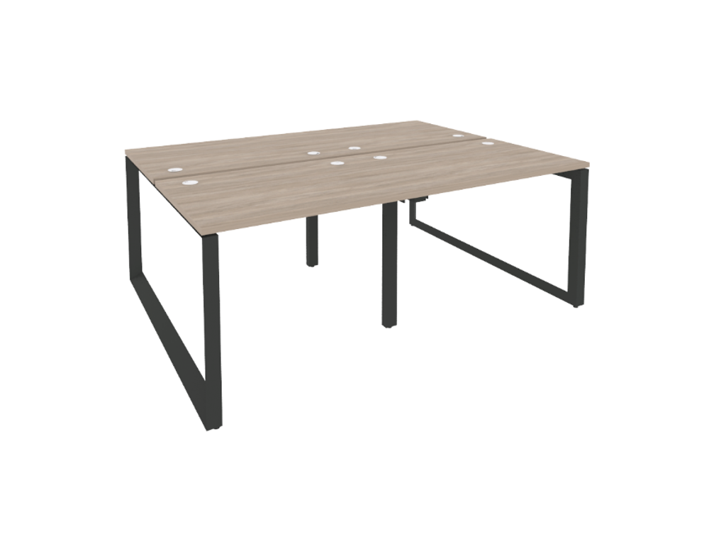 Рабочая станция на О-образном металлическом каркасе 4 места 1475 Onix