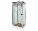 Душевая кабина DTO K402SEL 120x90 с электрикой прозрачная/хром