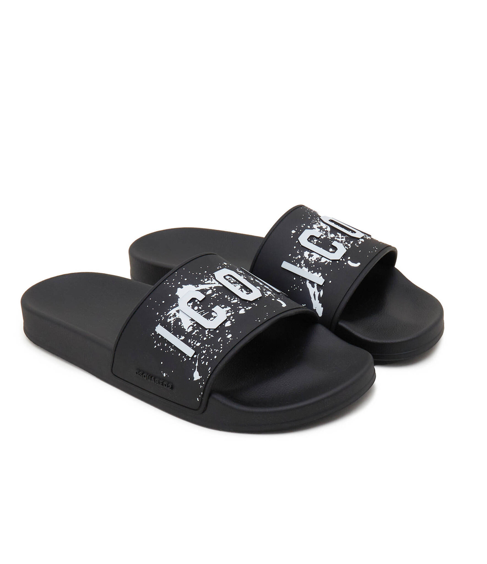 Шлепанцы Dsquared2 - черный(FFM0023 17205573)