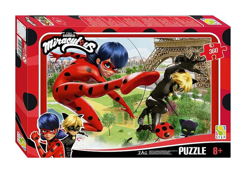 Пазл 360эл. "Леди Баг и Супер-Кот" (ZAGTOON – METHOD) (Степ пазл)