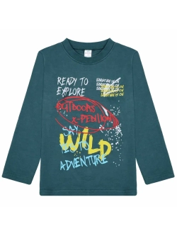 Футболка для садика и школы с длинным рукавом.1шт.мальчик