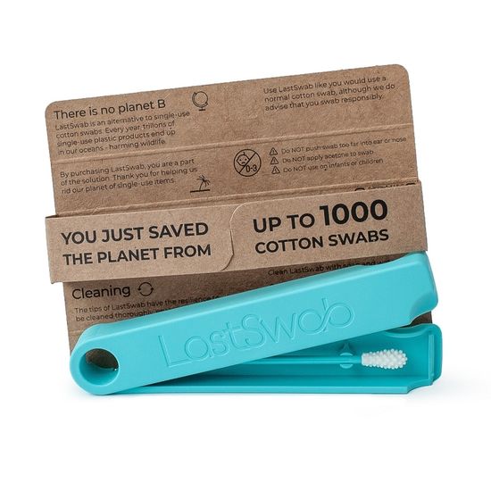 Ухочистка многоразовая LastSwab в бирюзовом кейсе