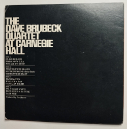 Винтажная виниловая пластинка LP The Dave Brubeck Quartet At Carnegie Hall 2LP (Japan 1974)