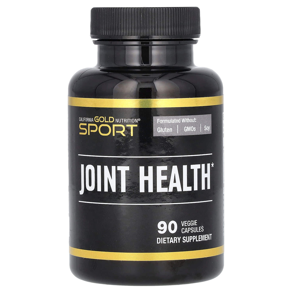 California Gold Nutrition, Sport, добавка для здоровья суставов с МСМ, гидрохлоридом глюкозамина, хондроитинсульфатом, куркумой и босвеллией, 90 растительных капсул