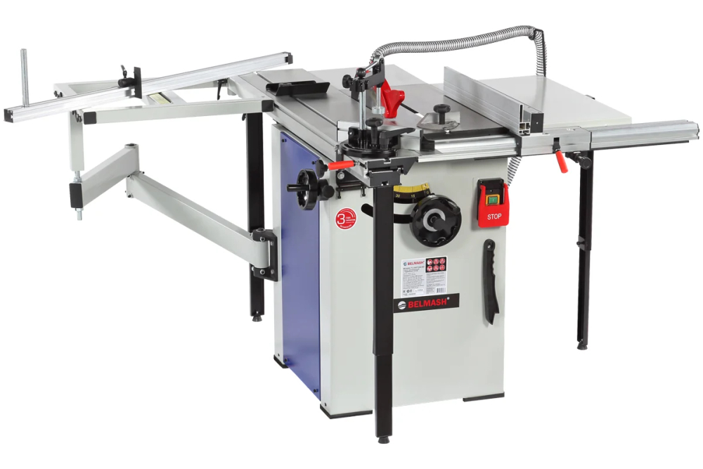 Станок круглопильный с подвижным столом БЕЛМАШ TS-250ST1300/400