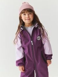 Комбинезон Колор блок Softshell демисезонный "Слива"