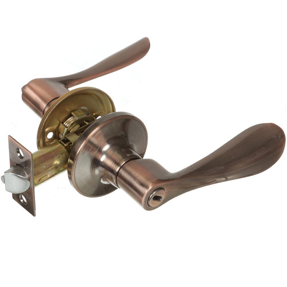 Защелка Trodos, ЗВ3-03, 204127, с  фиксатором, медь