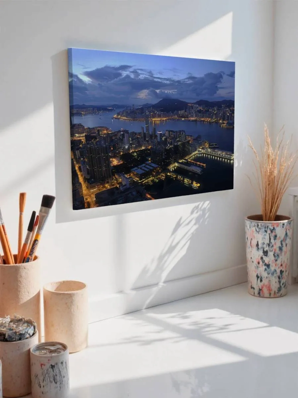 Картина на стену 40 X 50 Ночной город