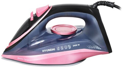 Утюг HYUNDAI H-SI01623 2400Вт черный/розовый