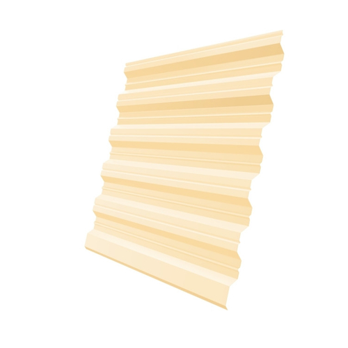 Профнастил НС35 Grand Line Optima Satin 0,5 мм RAL 1015 светлая слоновая кость