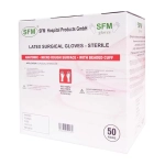 Перчатки латексные хирургические стерильные неопудренные текстурированные анатомические SFM 534492 размер 8.5 1 пара