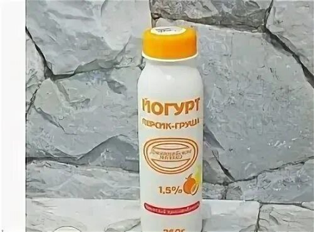Йогурт персик-груша 1,5% 260 г.