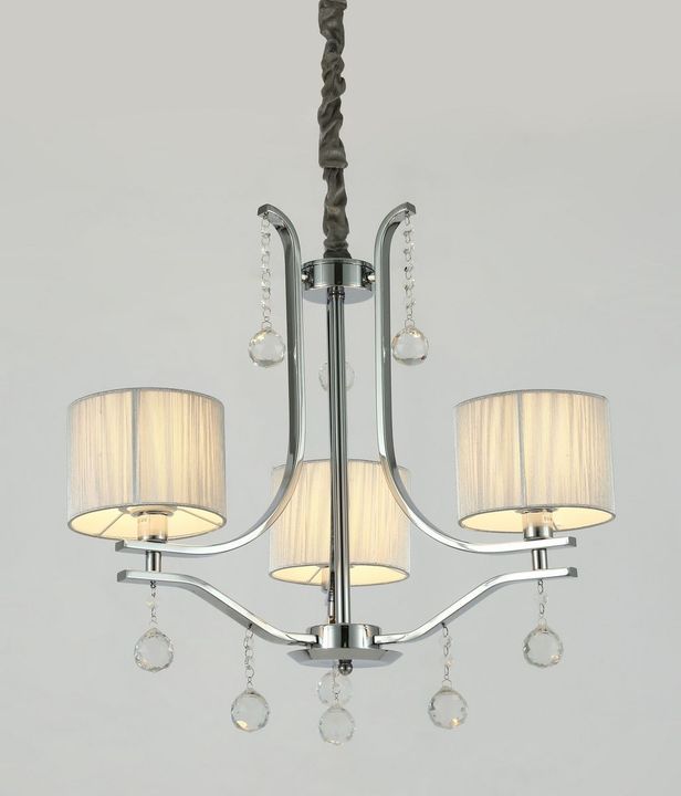 Подвесная люстра Lumina Deco Fontenea LDP 8443-3 CHR