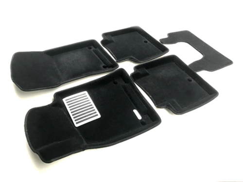 Коврики салона для INFINITI M35/37/Q 70 (2010-2015-) Euromat 3D Lux черные. Арт. EM3D-002812