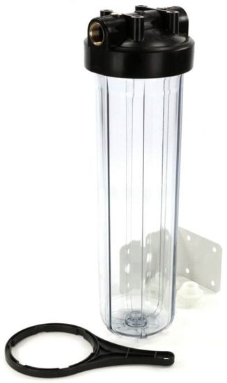 Магистральный фильтр для воды BB20 1" Своя Вода прозрачный