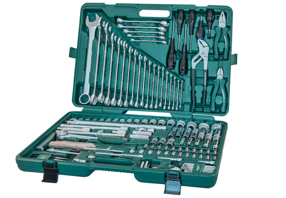 S04H524128S (S04H524128S18) Набор инструмента универсальный 1/4", 1/2"DR, 128 предметов