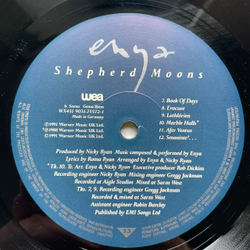 Винтажная виниловая пластинка LP Enya Shepherd Moons (Германия 1991)