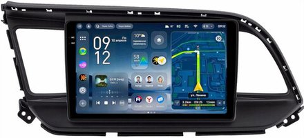 Магнитола для Hyundai Elantra 6 2018-2020 (штатная КЗВ) - Teyes CC4-PRO монитор 9.5" 2K QLED на Android 13, Snapdragon 778G, AI, CarPlay, DSP, 4G SIM-слот