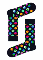 Яркие носки унисекс Clashing Dot Sock с мячиками (Размер: 29) (Цвет: аквамариновый)