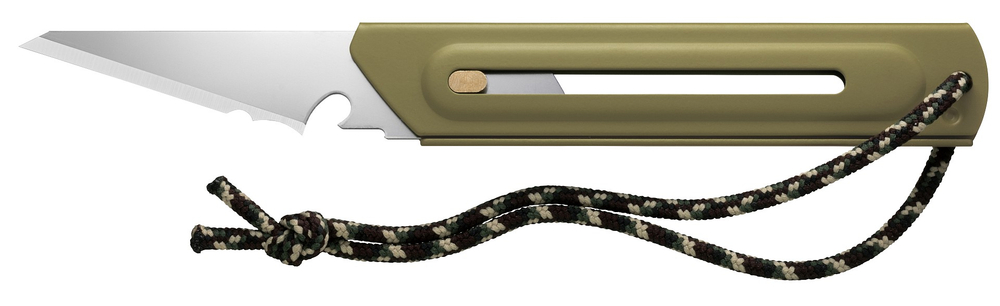 OLFA WORKS BK1 BUSHCRAFT KNIFE многоцелевой нож со сменным лезвием (OW-BK1-OD)