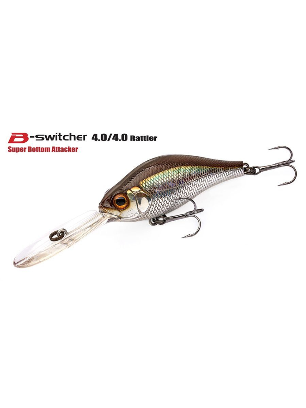 Воблер для рыбалки ZIPBAITS B-Switcher 4.0, 65мм, 13.0гр., заглубление 3.5-4.2м., цвет 104M, плавающий