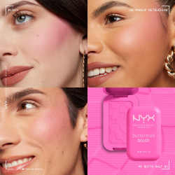 NYX Professional Makeup Buttermelt Blush - пудрово-розовый, 5 g