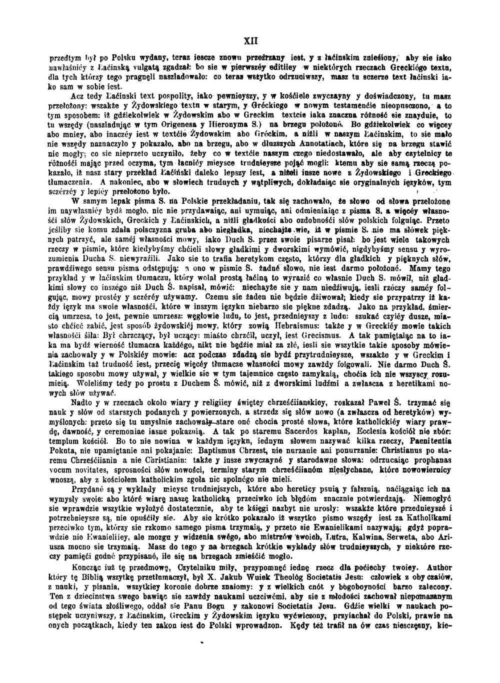 Biblia łacińsko-polska: czyli, Pismo Święte Starego i Nowego testamentu. Tom 1 | Jakub Wujek