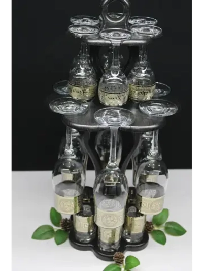 Барный набор 18 предметный с Бокалом