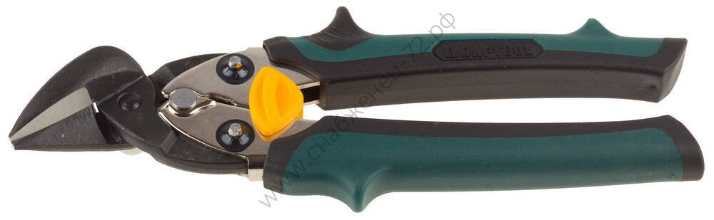 KRAFTOOL Compact 190 мм, Правые усиленные с выносом ножницы по металлу (2326-R)