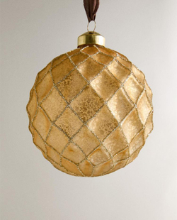 ZARA HOME ЕЛОЧНЫЙ ШАР, ЗОЛОТИСТЫЙ