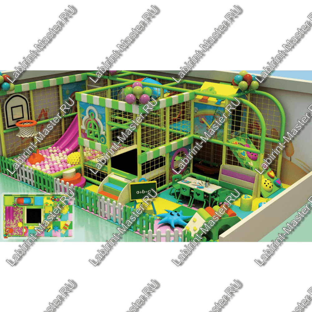 Детский игровой лабиринт  "Стрелки радуги"