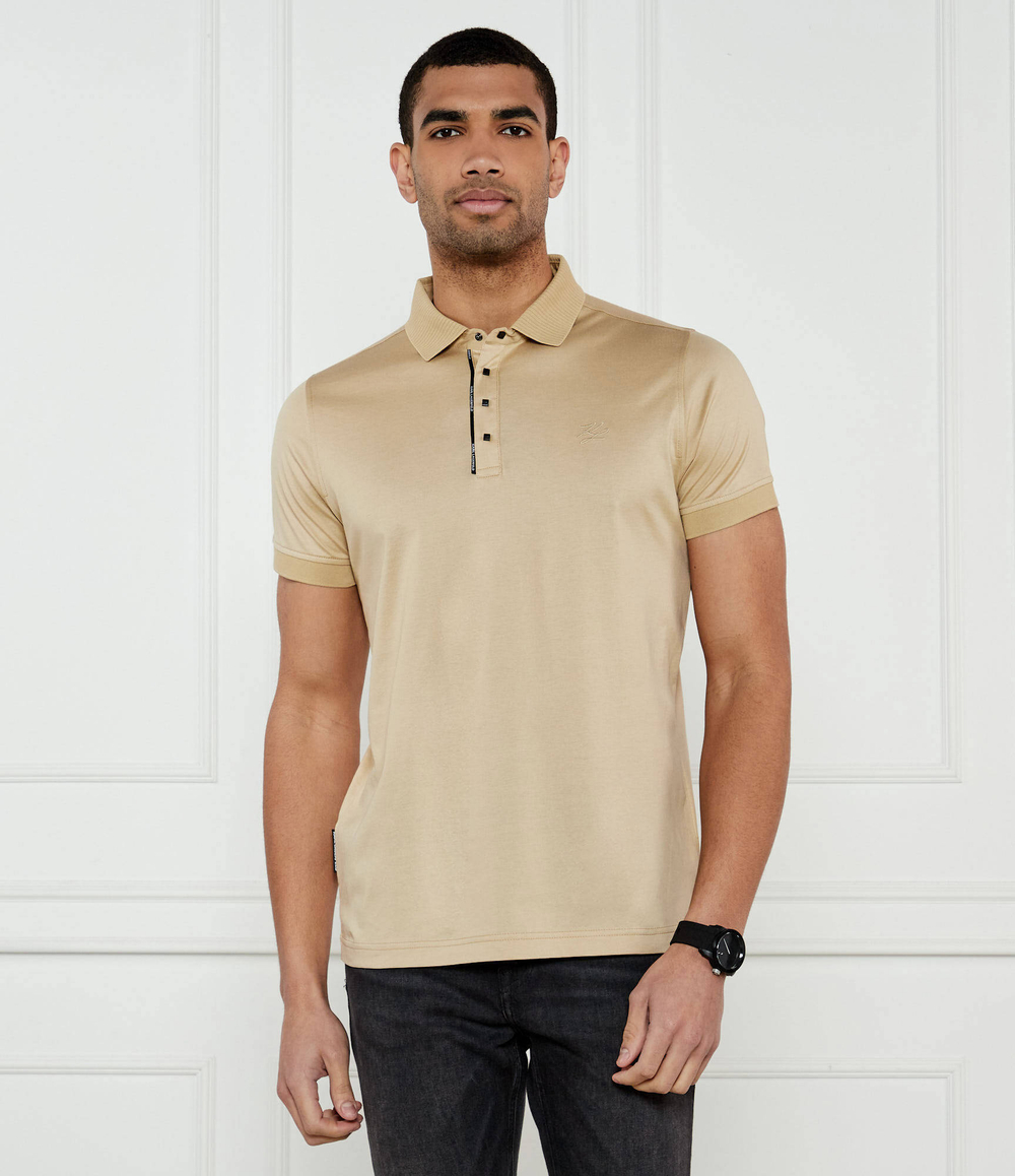 Поло PRESS BUTTON Karl Lagerfeld - бежевый(745007 552200)