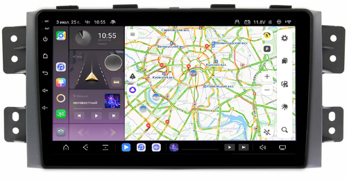 Магнитола для KIA Mohave 2008-2017 - Kuberg QLed, Android 13, Быстрейшая, CarPlay, SIM-слот