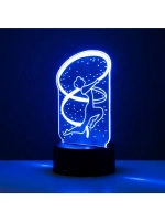 Светильник сенсорный «Гимнастка» LED 7 цветов USB/от батарее