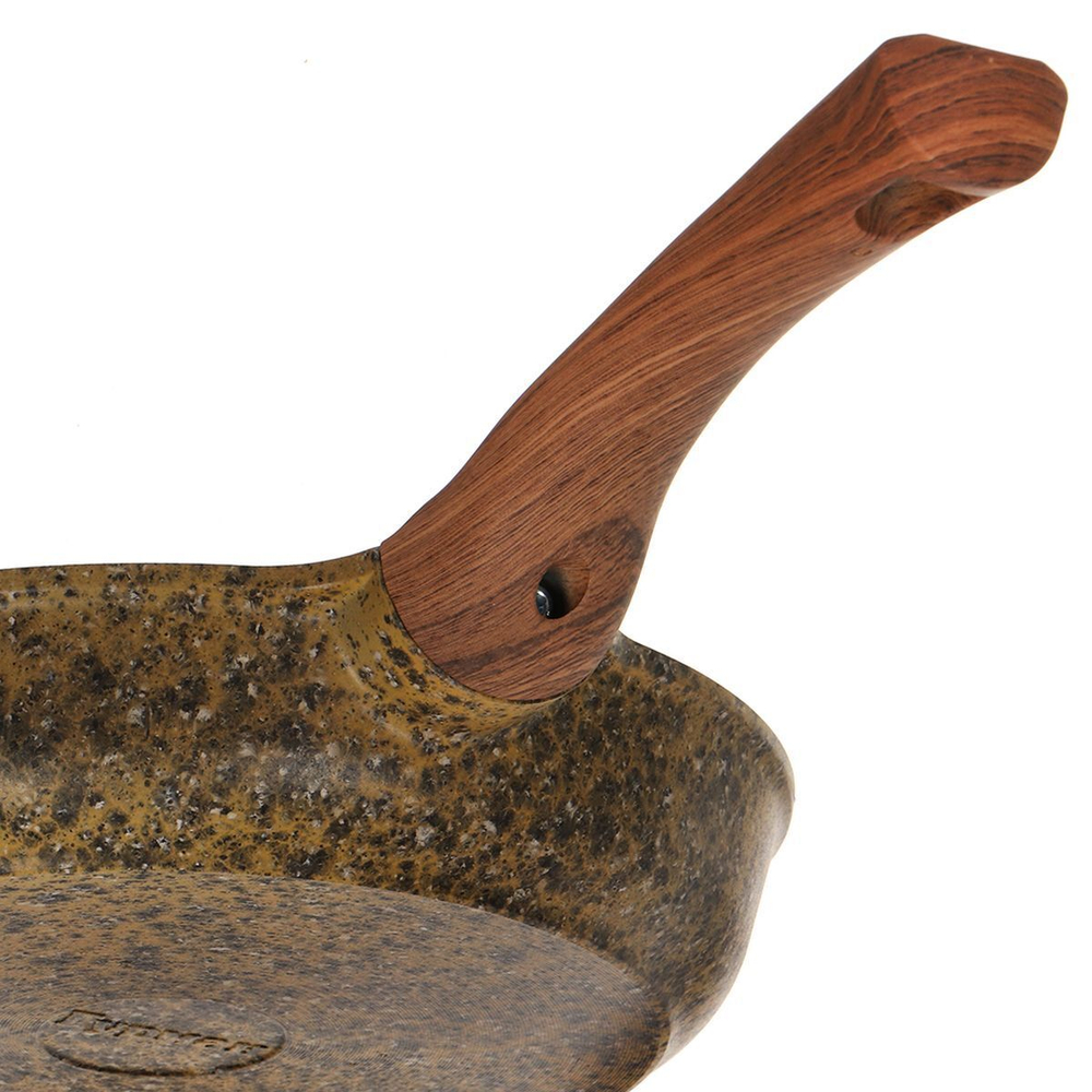 Сковорода алюминий, 26 см, антиприг, Гурман, Granite Gold, золот, ГМ2601 ГГ, с дерев ручк