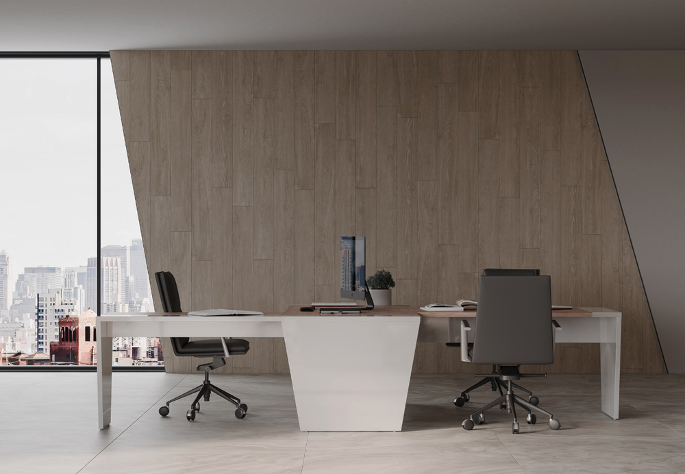 Тумба подкатная 2 ящика ASTI (АСТИ), глянец