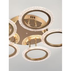 Светильник потолочный светодиодный Rivoli Evlalia 6178-733 LED 70Вт 3000-6000К с пультом | Rivoli