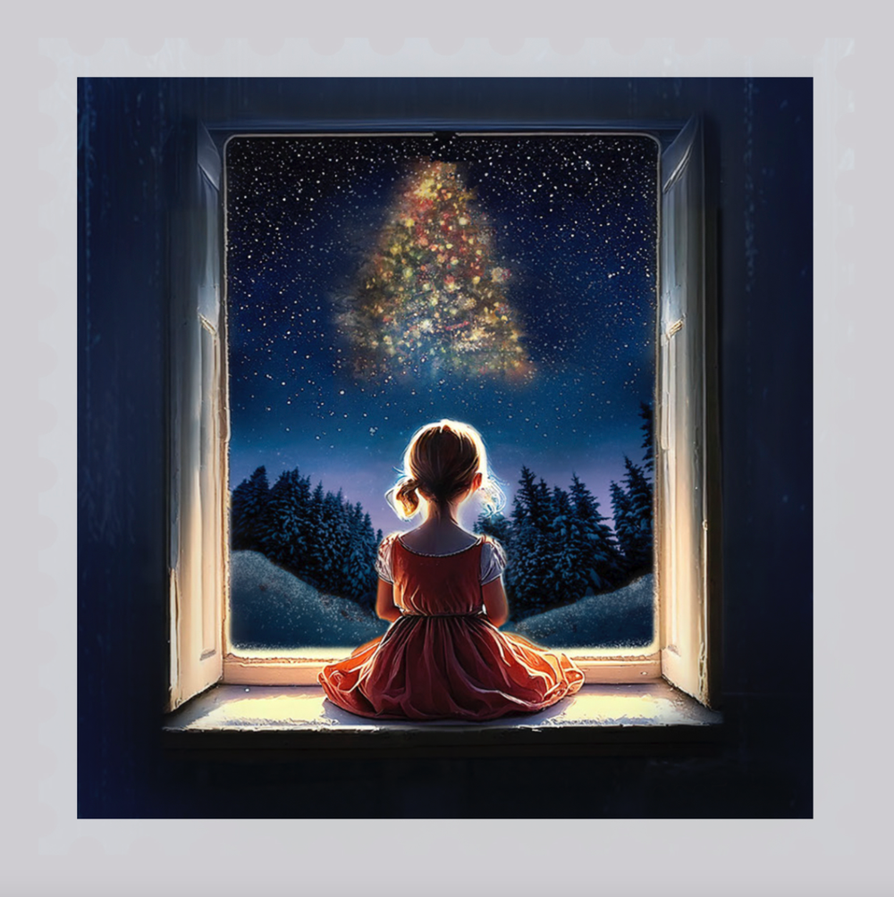 Открытка к Новогодним сказкам