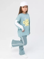 Костюм для девочки оверсайз голубой