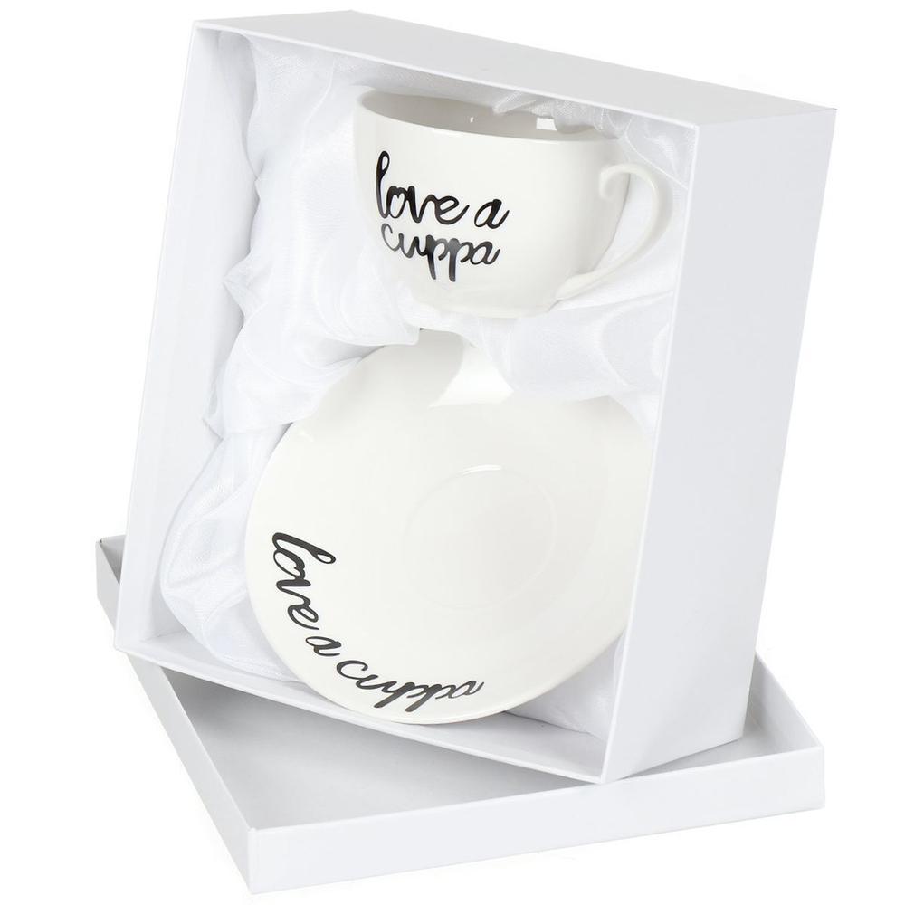 Набор чайный керам, 2 пр, 1 перс, 250 мл, Daniks, Пати тайм