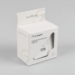 Механизм USB розетки SCT-MUAC-PL-WH-V (5V, 3A, QC4) (Arlight, -) 049839