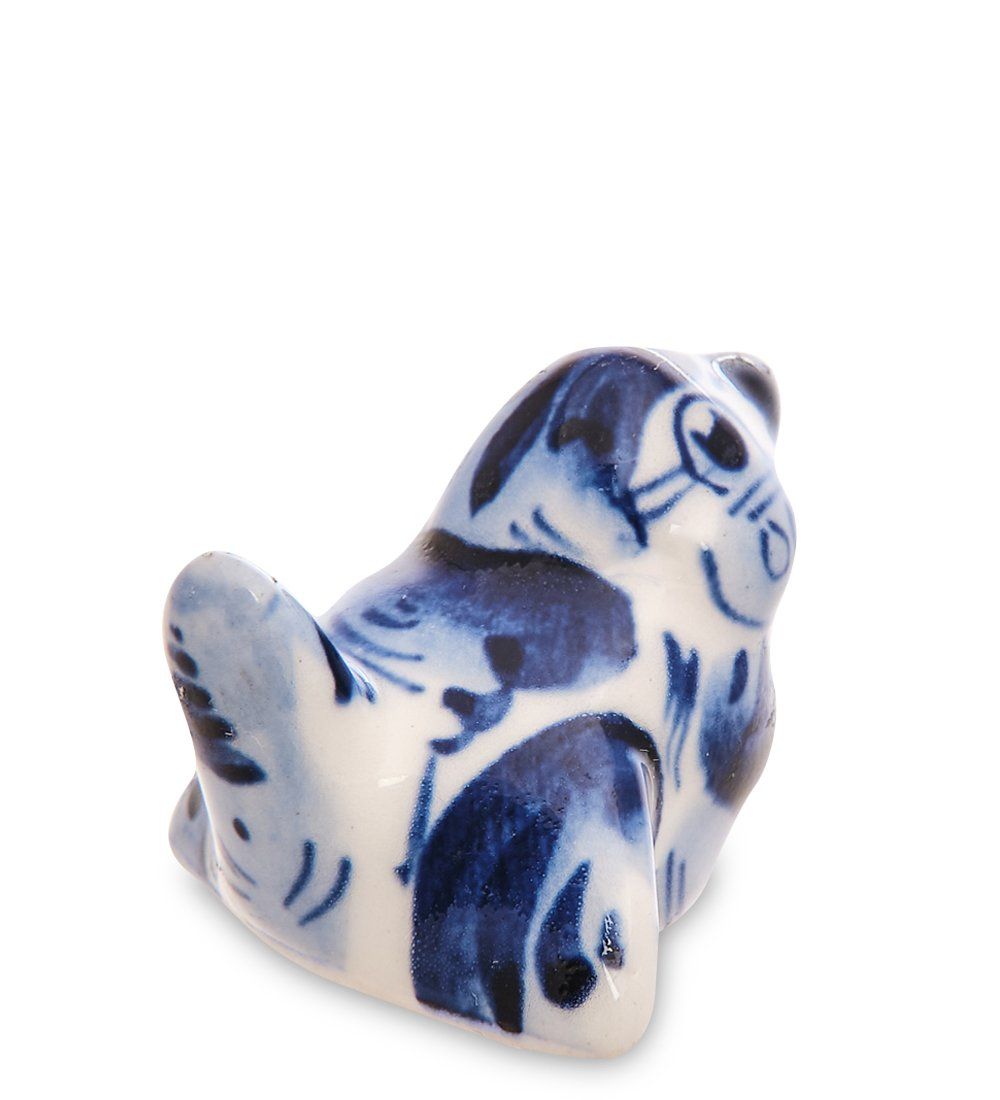 ГЛ- 732 Фигурка «Воробей» (Гжельский фарфор)