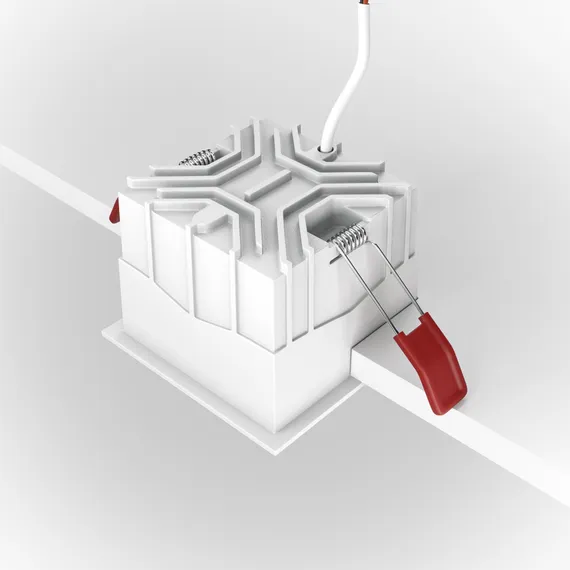 Встраиваемый светильник Альфа / Alfa LED 15 Вт 3000 К 36° с функцией диммирования Technical dl043-01-15w3k-d-sq-wb