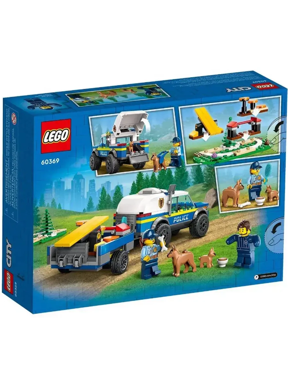 Лего Сити Дрессировка собак полиции 60369 Lego City